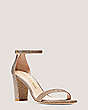 Nearlynude Strap Sandal, Platinum, Product