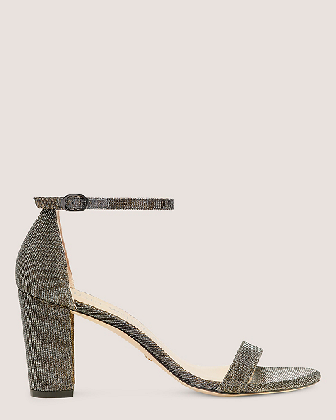 Nearlynude Strap Sandal, Pyrite, ProductTile