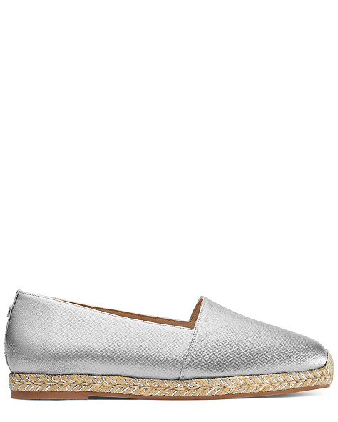 DREE FLAT ESPADRILLE, Silver, ProductTile