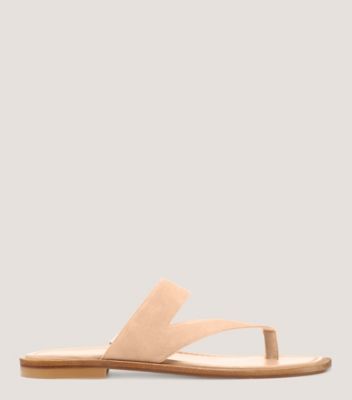 Stuart Weitzman Lyla Flat Sandal The Sw Outlet In Ginger