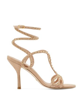 stuart weitzman gold sandals