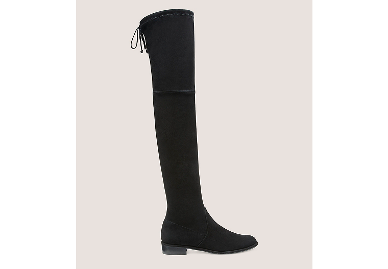 Stuart Weitzman Women's Black Leather High Heel Boots Shoes Sz 5 6 6.5 9 10 