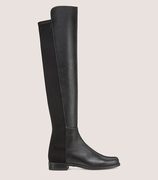 Stuart Weitzman Leather Riding Boots in Black Womens Shoes Boots Knee-high boots 