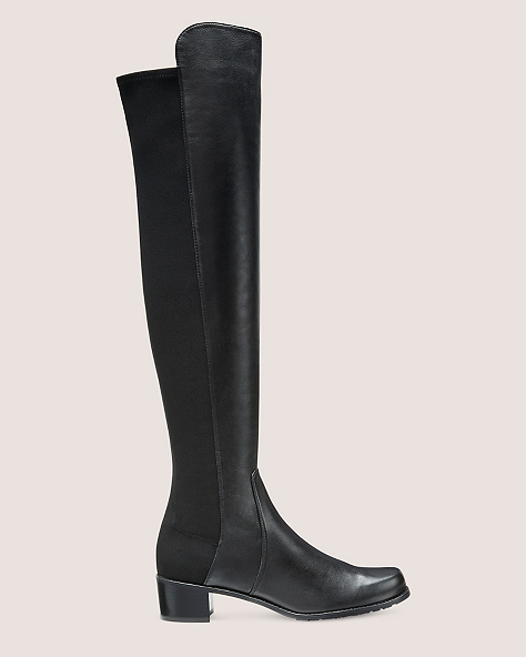 Stuart Weitzman,RESERVE,Boot,Nappa leather,Black,Front View