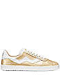 Stuart Weitzman,Daryl,Flat,Shimmer suede,Gold,Front View