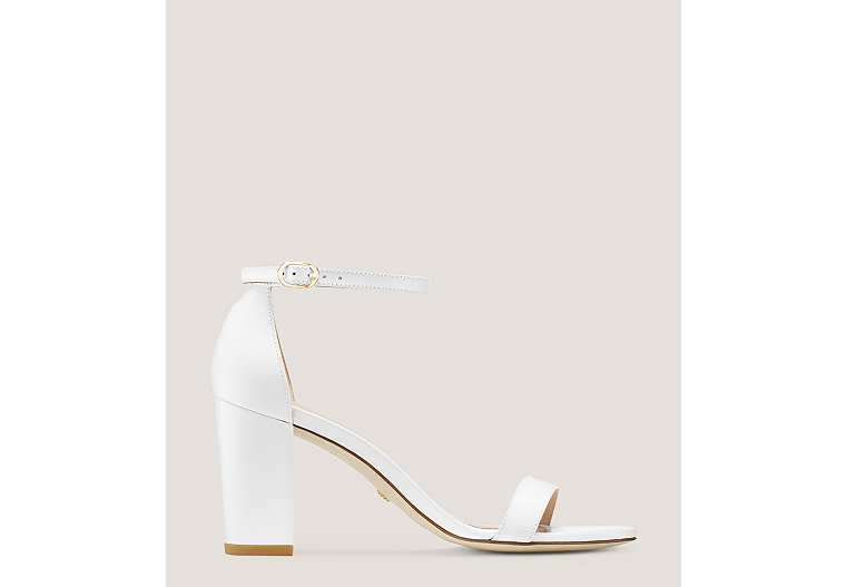 Nearlynude Strap Sandal, White, Product image number 0