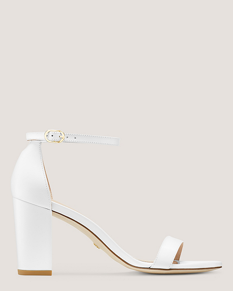 Nearlynude Strap Sandal, White, ProductTile