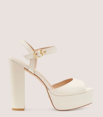 Stuart Weitzman Ryder 95 Platform Sandal In Seashell