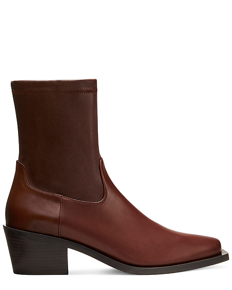 MILEY WESTERN BOOTIE, Mahogany brown, ProductTile