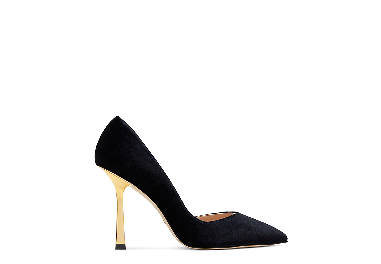 ANNY X HEEL 100 PUMP, Black & Gold, Product image number 0