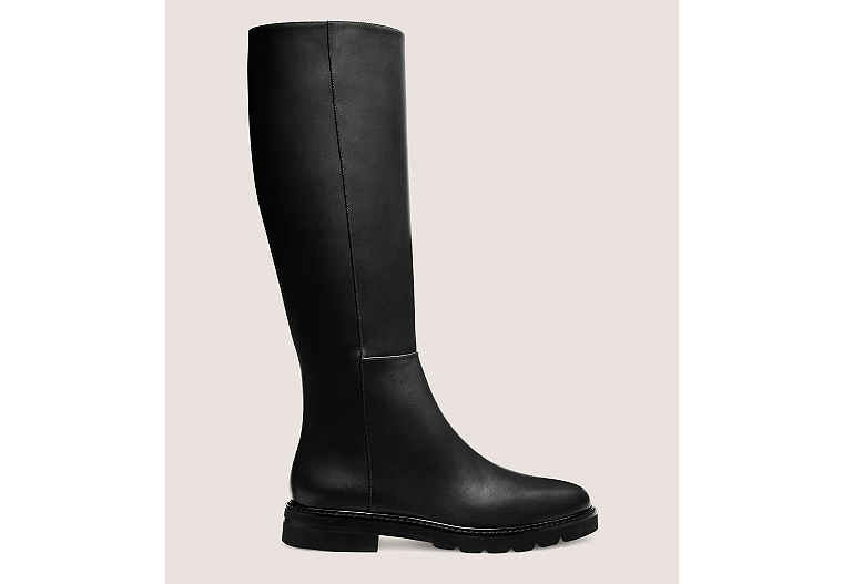 DONNA TO-THE-KNEE ZIP BOOT, Black, Product image number 0