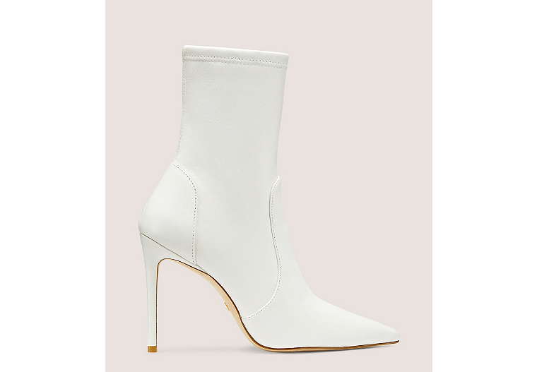 STUART 100 STRETCH BOOTIE, White, Product image number 0