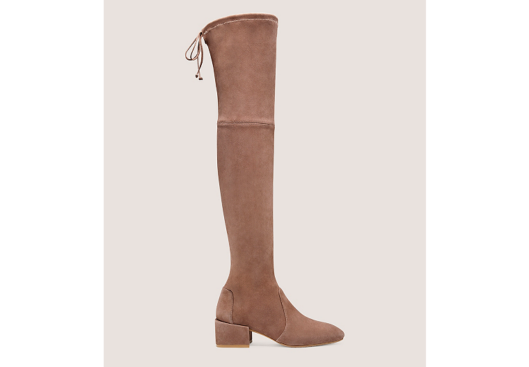 ACCORDION OVER-THE-KNEE BOOT, Taupe, Product image number 0