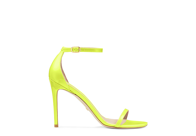 NUDISTCURVE 100 STRAP SANDAL, Neon yellow, Product image number 0