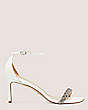 Nudistcurve 75 Highshine Sandal, White, Product