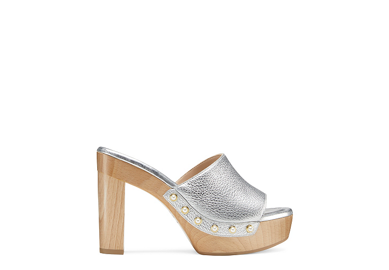 PEARL CLOG 85 SANDAL, Silver, Product image number 0