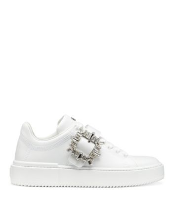 Sw Shine Buckle Sneaker | Stuart Weitzman