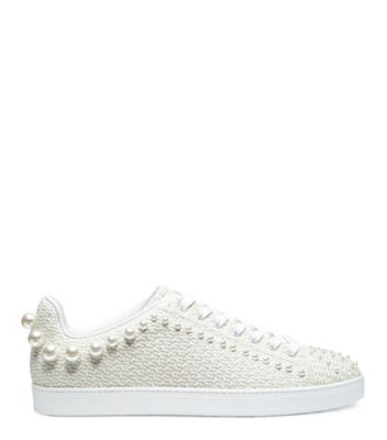 stuart weitzman glitter sneakers