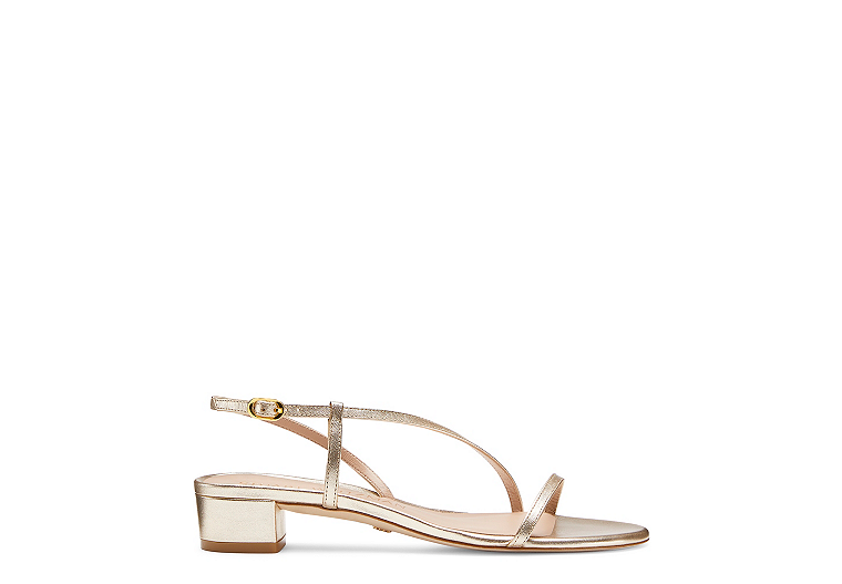 SOIREE 25 STRAP SANDAL, Platino gold, Product image number 0