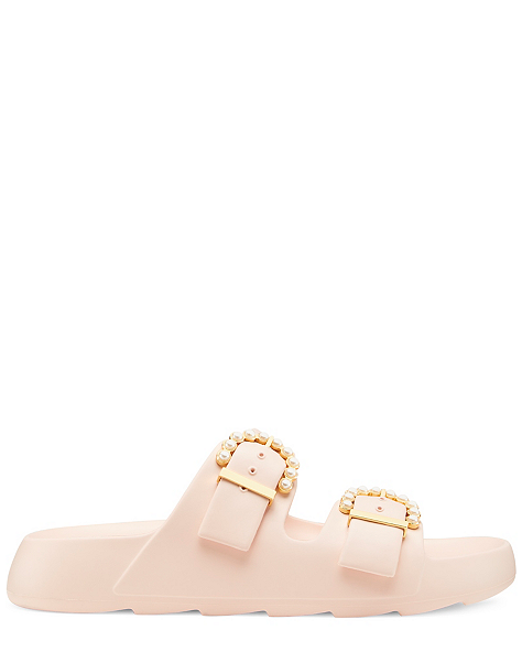 PEARL BUCKLE SLIDE, Rosewater pink, ProductTile