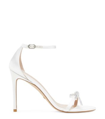 Nudist SW Bow 100 Sandal, White, ProductTile