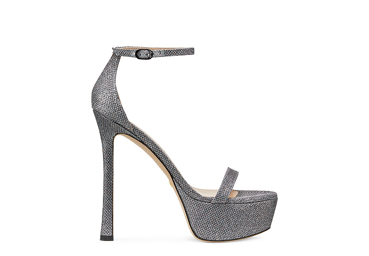 Nudistcurve Hollywood Platform Sandal, Gunmetal, Product image number 0