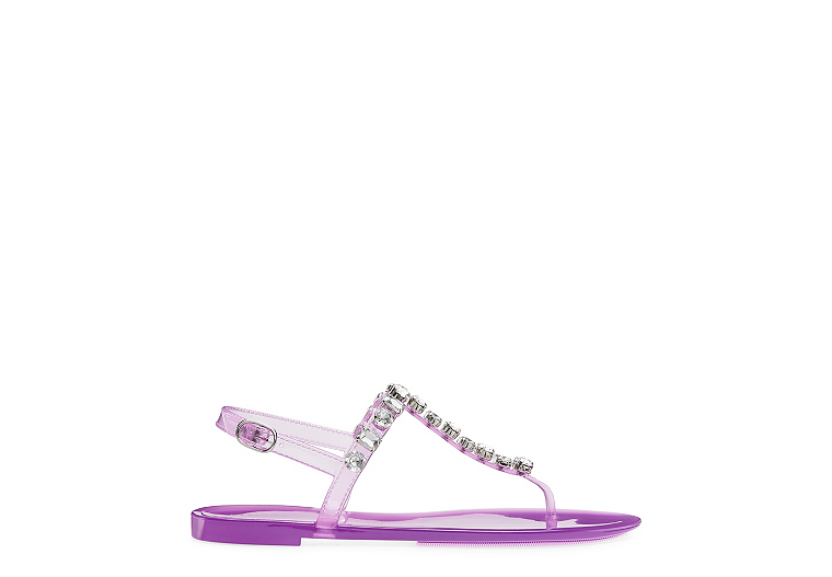 JAIDE GEM JELLY FLAT, Amatista & clear, Product image number 0