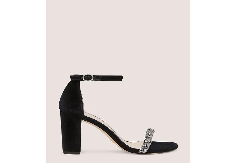 Nearlynude Highshine Sandal, Black, Product image number 0