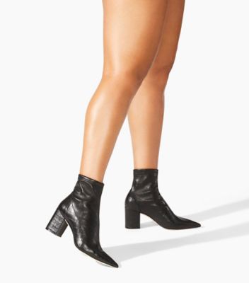 Stuart 75 Block Stretch Bootie | Stuart Weitzman