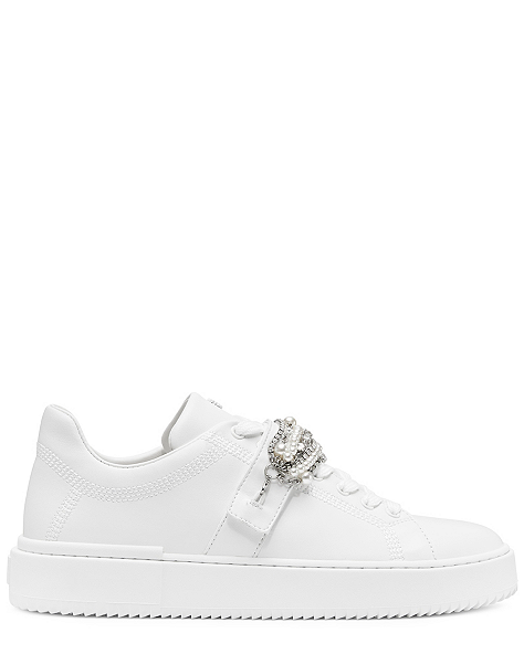 Pearldrop Sneaker, White, ProductTile