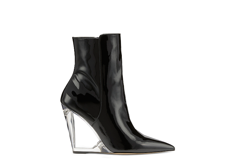 Lucite 100 Wedge Bootie, Black, Product image number 0