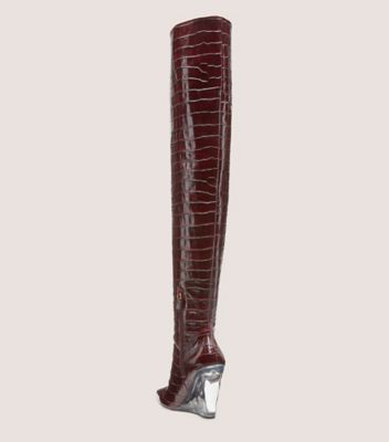 otk wedge boots