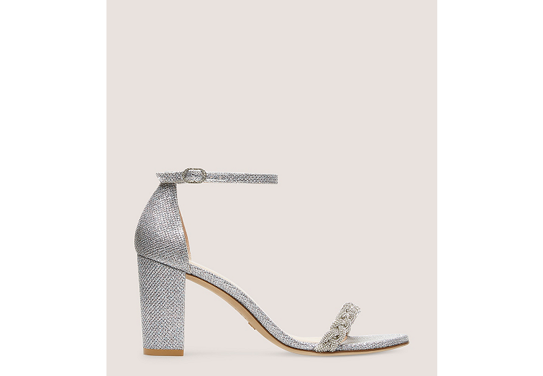 Nearlynude Highshine Sandal, Silver, Product image number 0