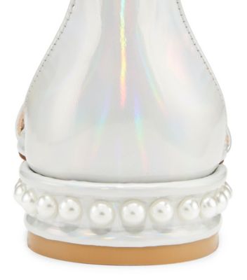 Nudistcurve Pearl Flat Sandal, Nacar, Product