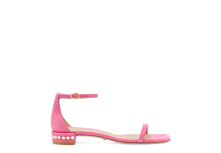 Nudistcurve Pearl Flat Sandal, Hot Pink, Product image number 0