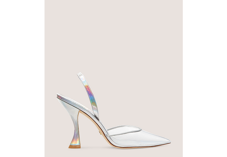 STUART XCURVE 100 SLINGBACK, Silver & clear, Product image number 0