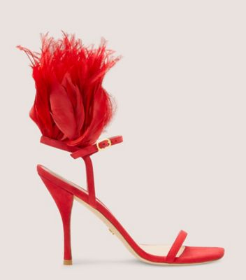 Plume 100 Sandal, Lipstick Red, ProductTile