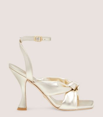 Playa Ankle-Strap 100 Knot Sandal, Platino Gold, ProductTile