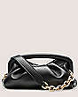 Stuart Weitzman,The Moda Frame Pouch,Pouch,Leather,Black,Front View
