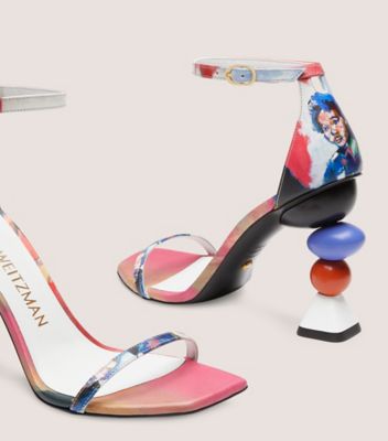 SW x KidSuper Nudistcurve Sandal, Coral Multi, Product