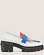 SW x KidSuper Soho Loafer, White & Coral Multi, Product