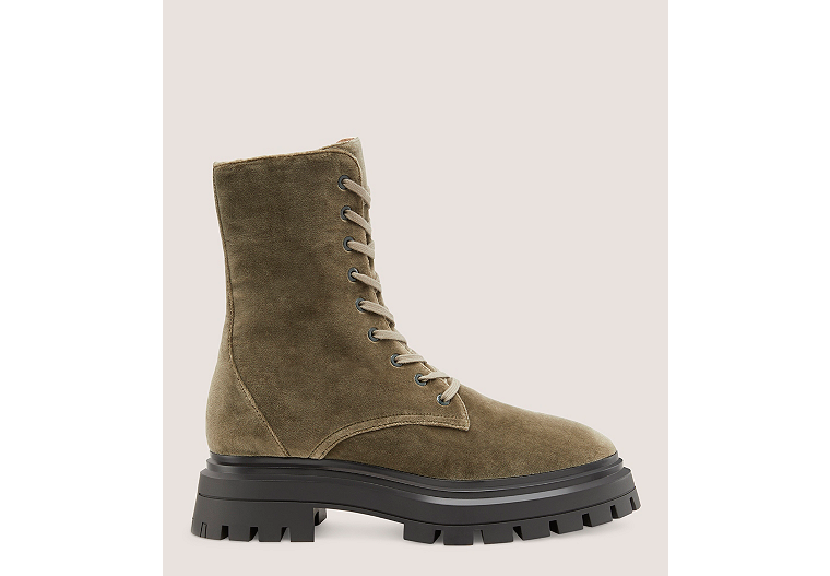 Bedford Sleek Lace-Up Bootie, Cargo Green, Product image number 0