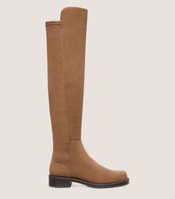 Shop Stuart Weitzman 5050 Bold Boot Over-the-knee Boots In Khaki