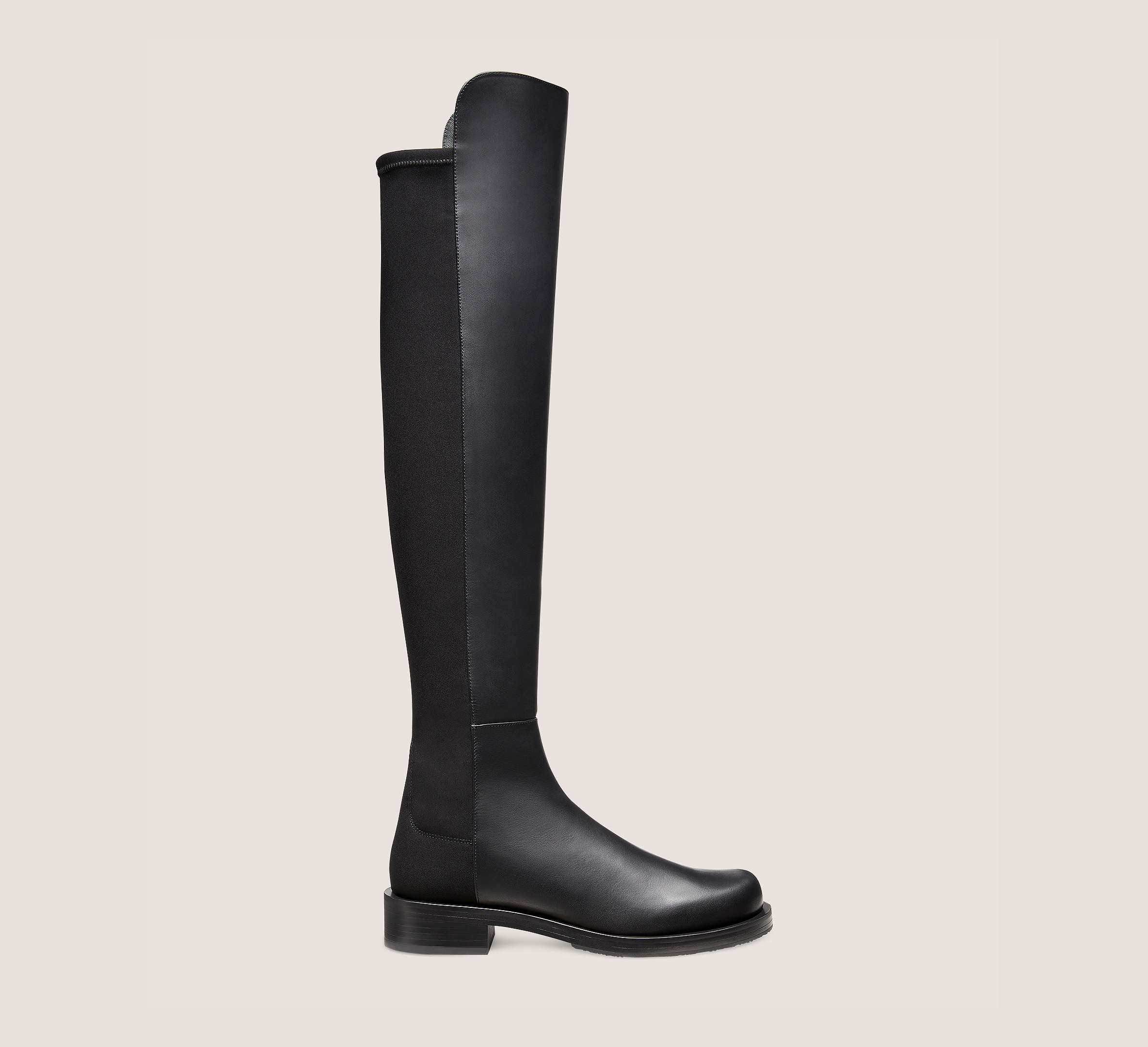 Shop Stuart Weitzman 5050 Bold Boot Over-the-knee Boots In Black